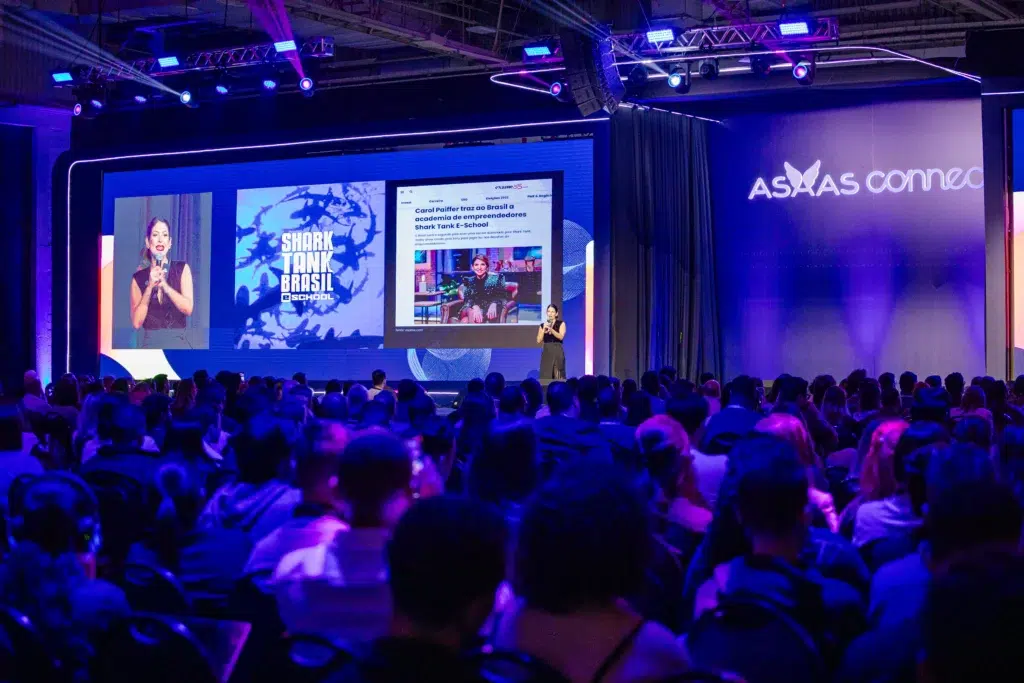 Asaas Connect 2024: Asaas anuncia novidades para impulsionar crescimento de PMEs 5 Palco do asaas connect 2024.