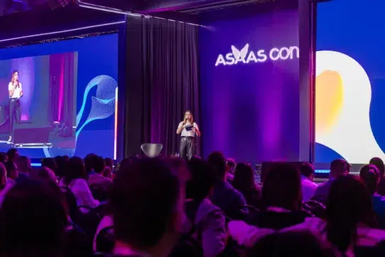 Asaas Connect 2024: Asaas anuncia novidades para impulsionar crescimento de PMEs 1 Palco do asaas connect 2024.