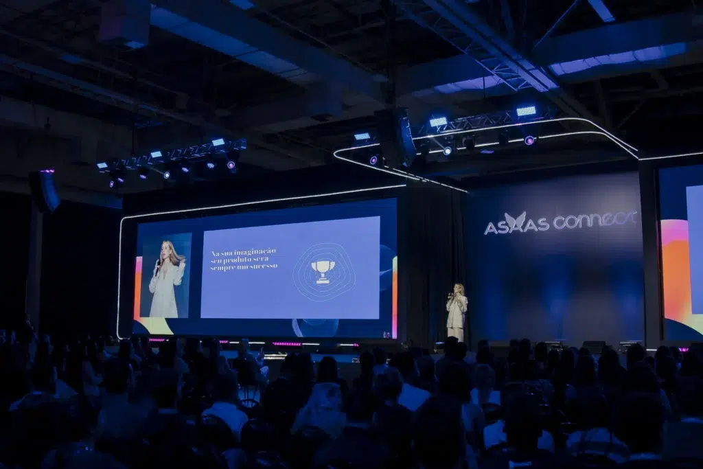 Asaas Connect 2024: Asaas anuncia novidades para impulsionar crescimento de PMEs 10 Palco do asaas connect 2024.
