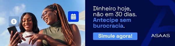 Banner antecipação de recebíveis Asaas